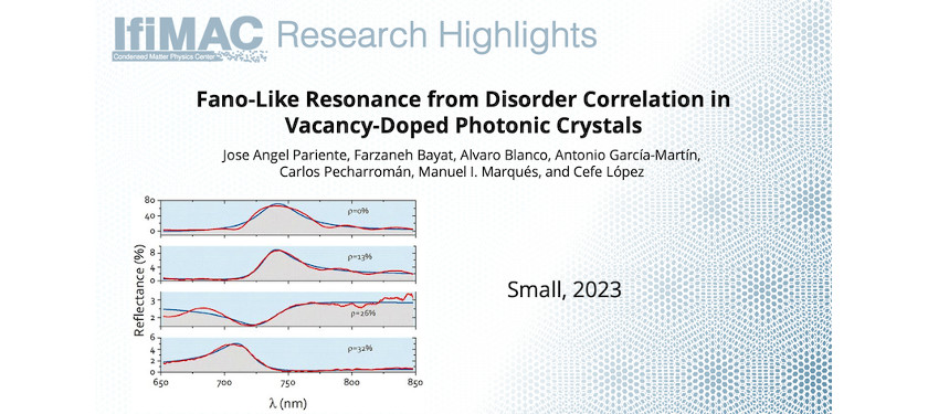Fano-Like Resonance from Disorder Correlation in Vacancy-Doped Photonic Crystals