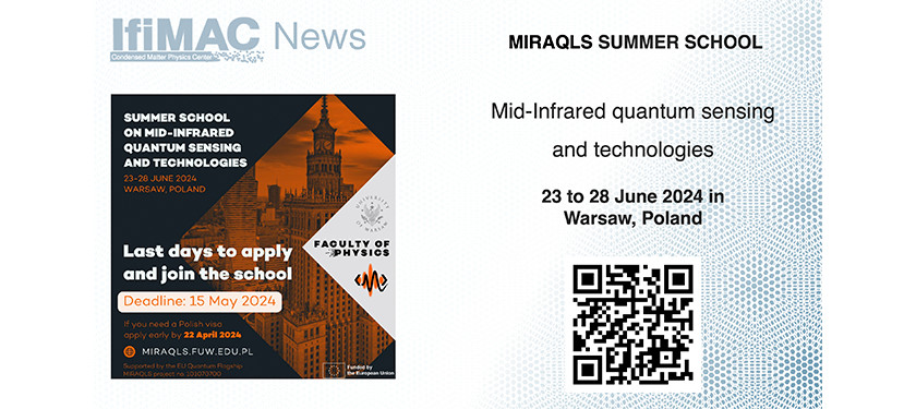 MIRAQLS Mid-infrared Quantum Technologies for Sensing Summer School