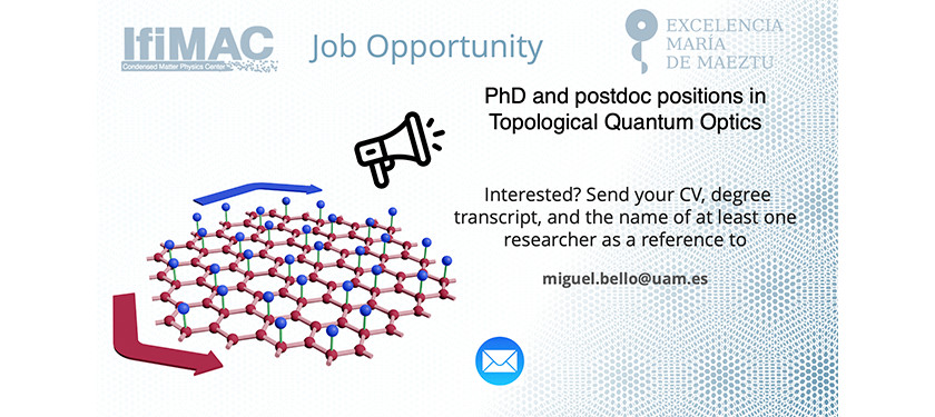 PhD and Postdoc Positions in Topological Quantum Optics