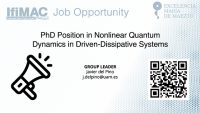 PhD Position in Nonlinear Quantum Dynamics in Driven-Dissipative Systems (Theory) – Fall 2025 (flexible start)